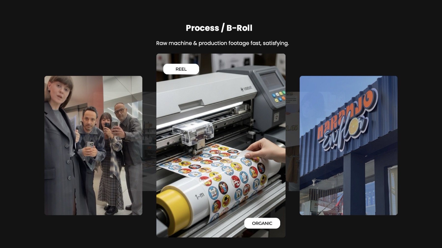 Pillar: process and B-roll