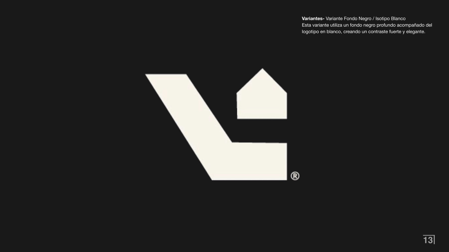 White isotype on black